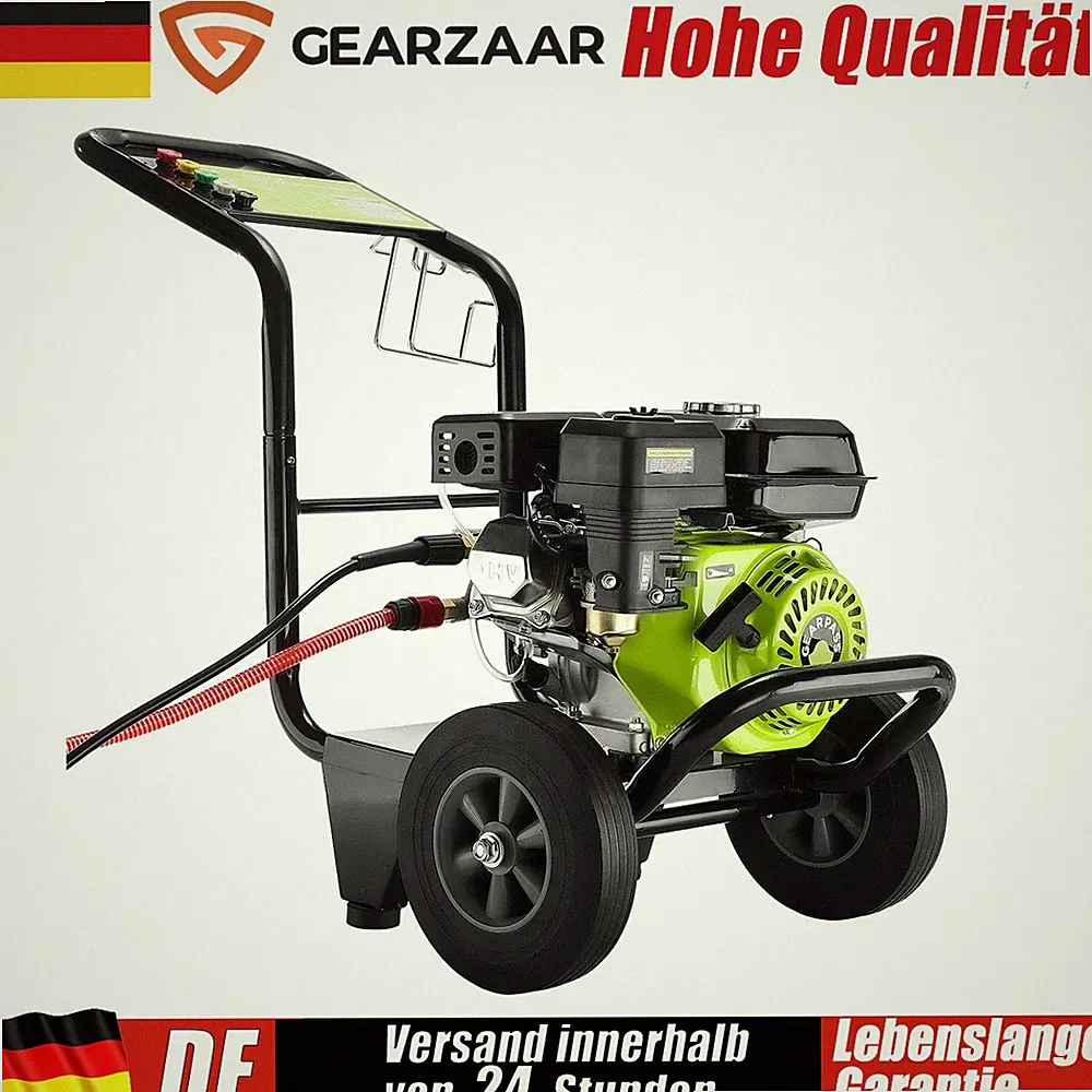 Benzin-Hochdruckreiniger 3500 PSI Terrassenreinger für Autos 10 L/min 212cc