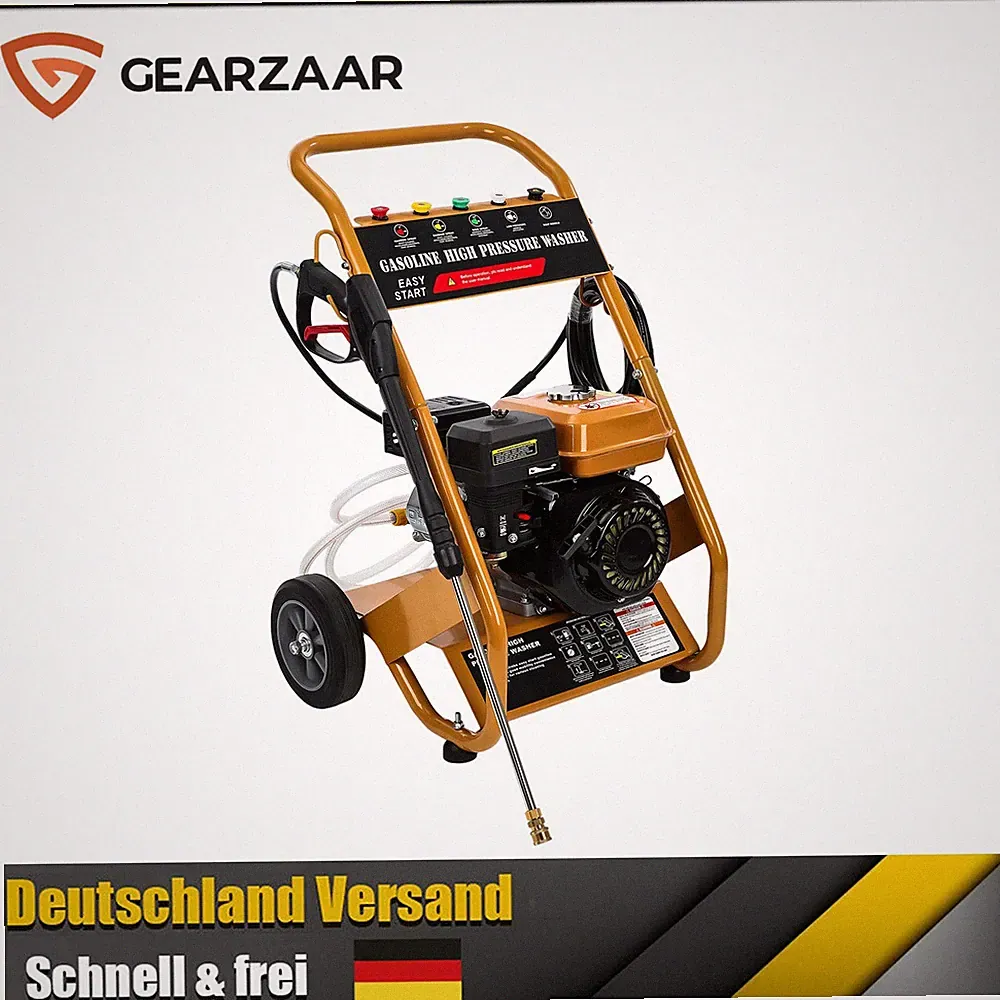 Benzin Hochdruckreiniger 3950 PSI Hochdruckreiniger 6,5PS 2,6 GPM 10 L/min 212cc