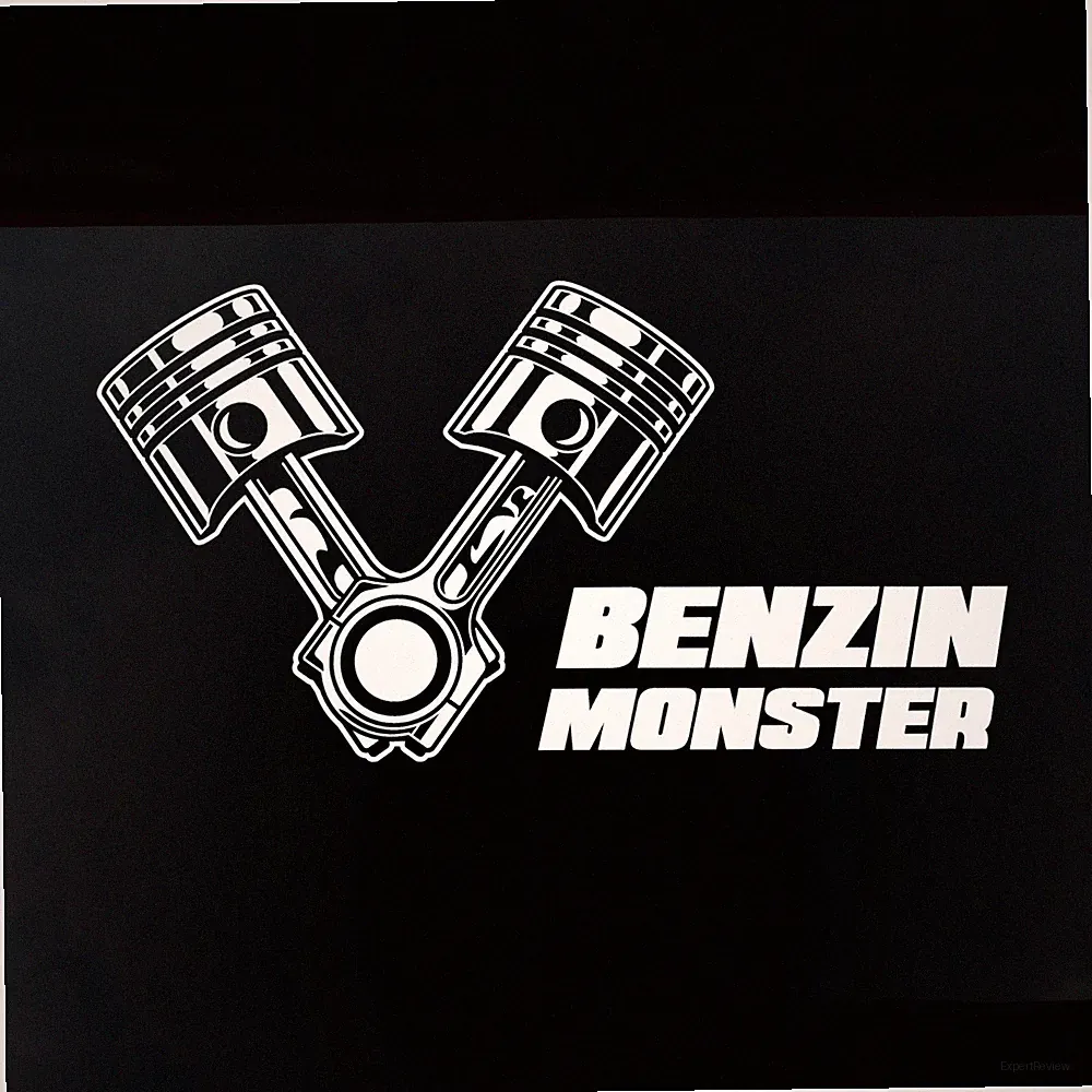 Benzin Monster Aufkleber | Styling Optik | 30 cm | Heck Dekor Sticker | N6C22C