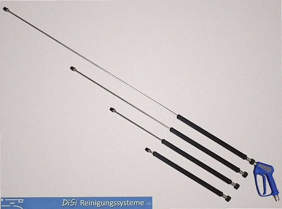 Hochdruck Chemie Lanze Strahlrohr VA 2m 300bar chemiefest