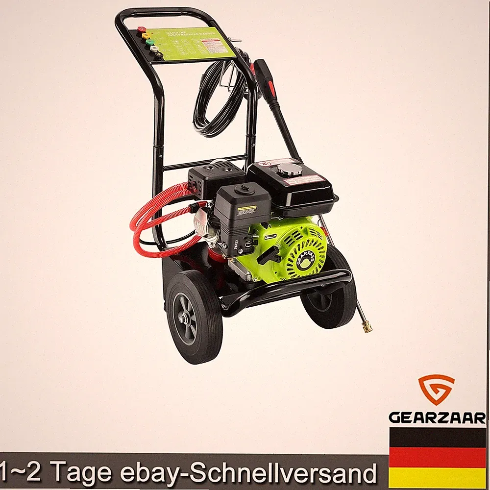 Hochdruckreiniger Benzin für Autos 3500PSI 240 bar 10 L/min GEARZAAR 7 PS stark