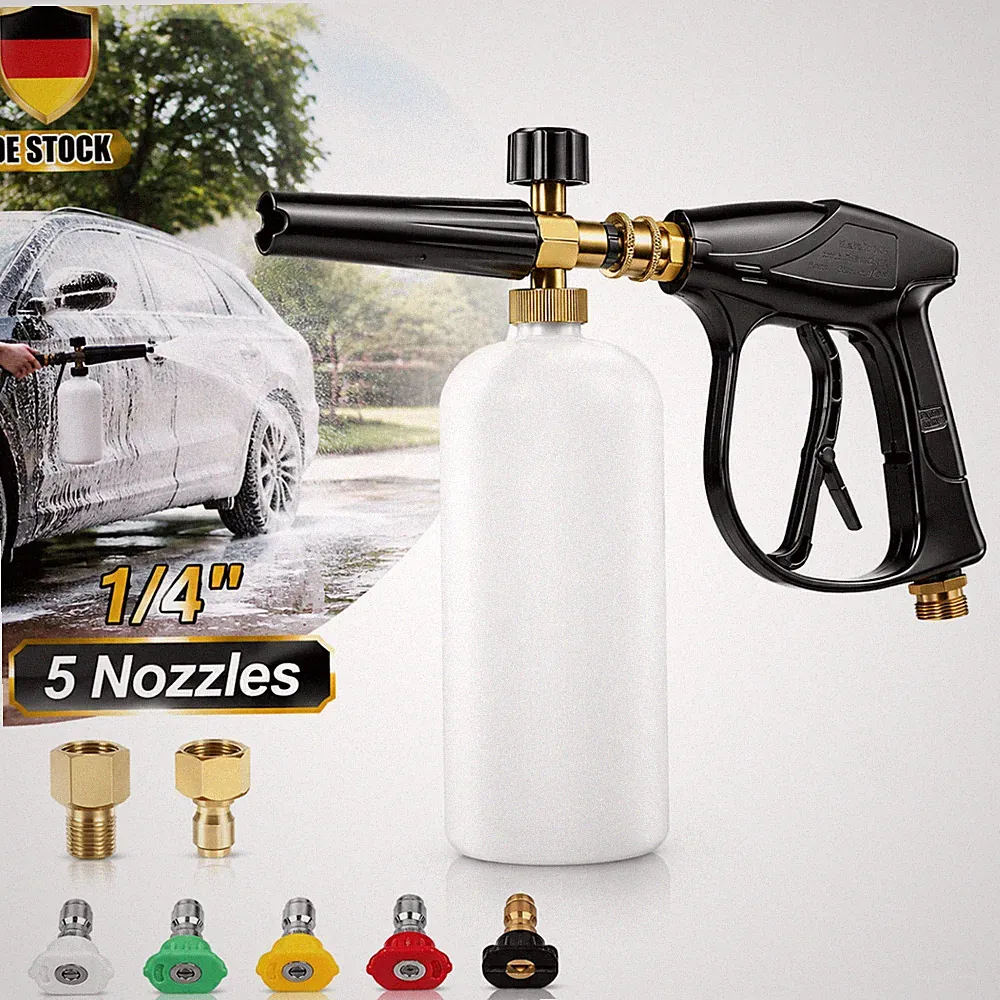 Hochdruckreiniger Schaumlanze Schaumkanone 1L Schaumpistole Auto Reinigung DE