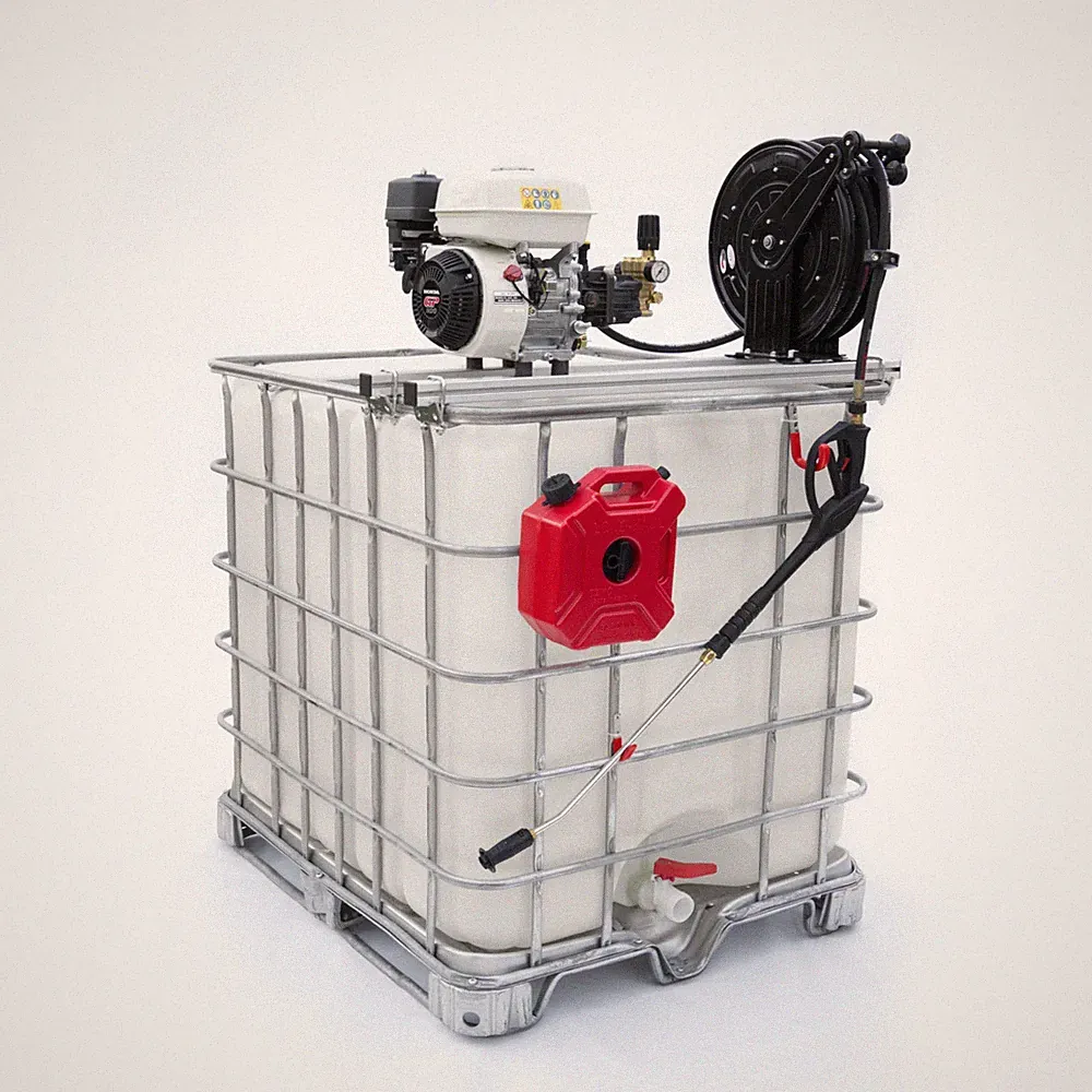 IBC-MASTER: mobiler Hochdruckreiniger mit Wassertank - HONDA 5,5PS 200 bar