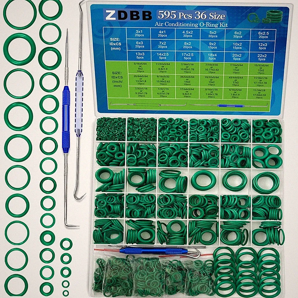 O-Ring Kit 36 Stück Klimaanlage Automobil Wasserhahn Hochdruckreiniger Dichtung