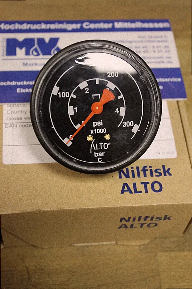 manometer 0-300 bar für hochdruckreiniger