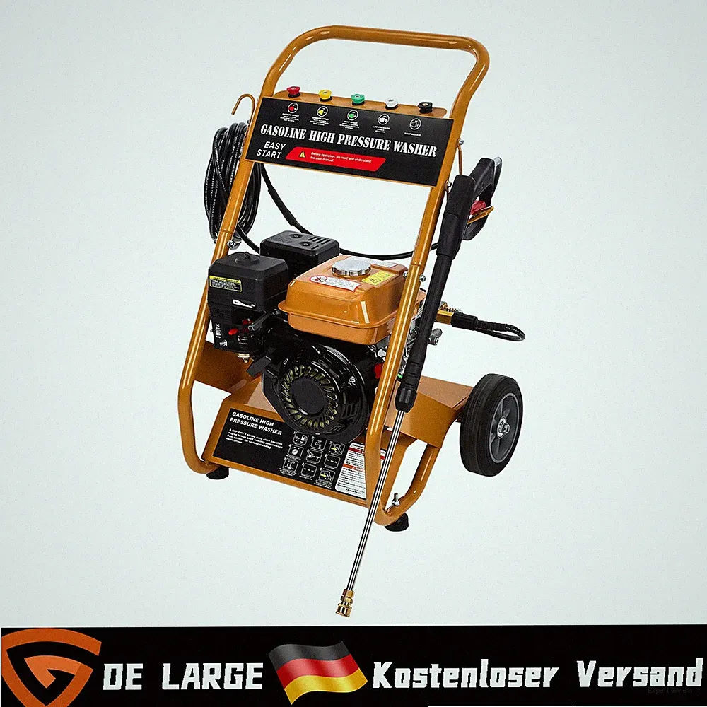 Profi Benzin Hochdruckreiniger 272 bar 3950 PSI 6,5 PS Motor für Auto Terrasse