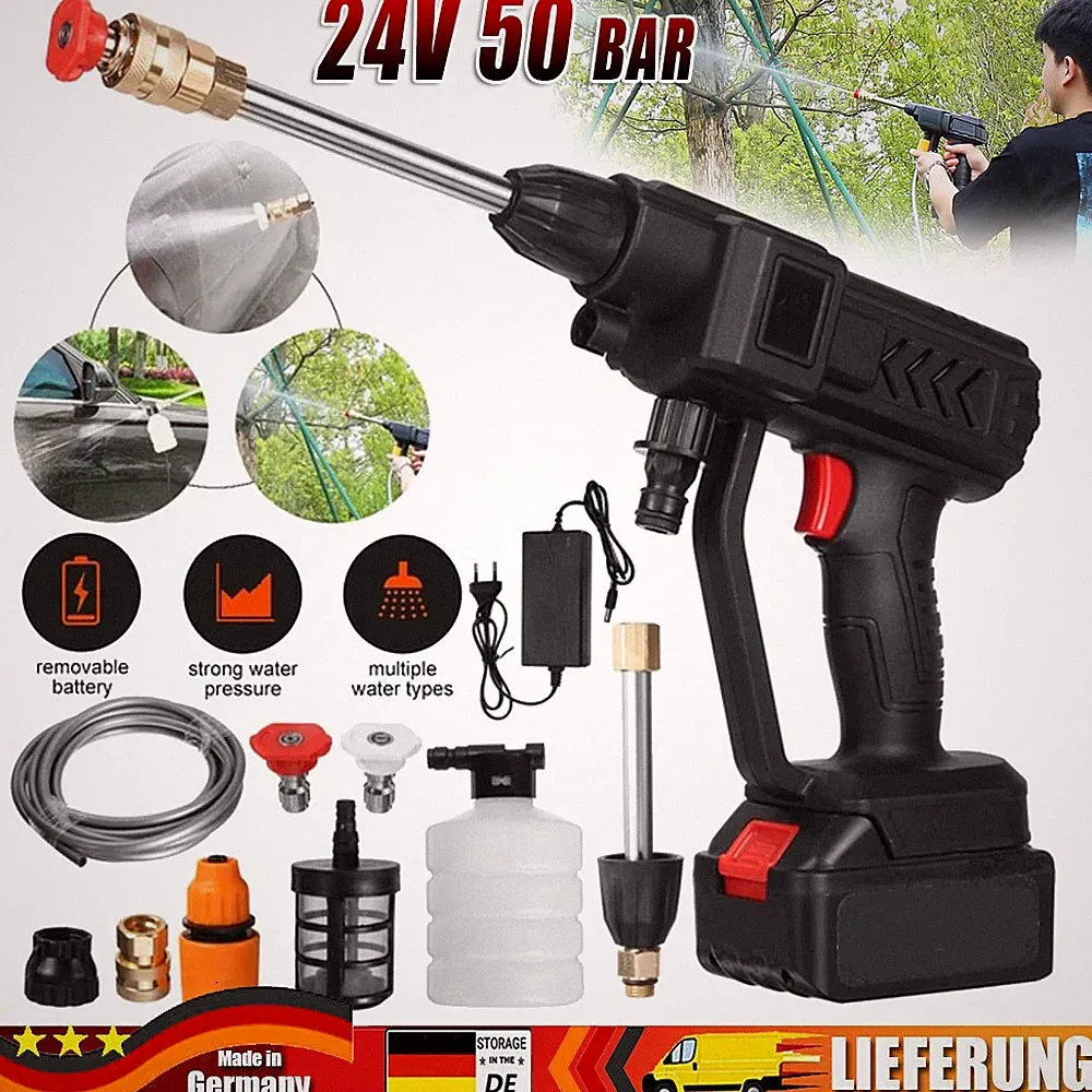Profi Für 18V Makita 2 Akku Hochdruckreiniger Mobiler Druckreiniger Wasser 300 W